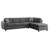 Stonenesse Tufted Sectional Grey